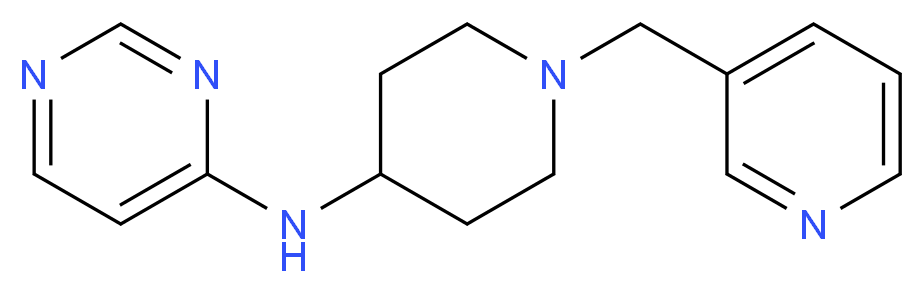 N-[1-(pyridin-3-ylmethyl)piperidin-4-yl]pyrimidin-4-amine_Molecular_structure_CAS_)