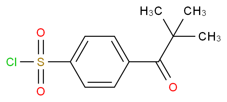 4-(2,2-dimethylpropanoyl)benzene-1-sulfonyl chloride_Molecular_structure_CAS_)