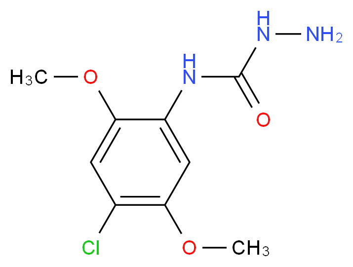 3-amino-1-(4-chloro-2,5-dimethoxyphenyl)urea_Molecular_structure_CAS_)