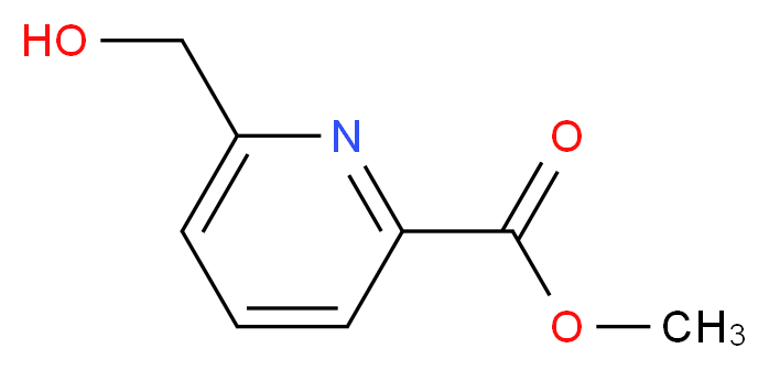 methyl 6-(hydroxymethyl)pyridine-2-carboxylate_Molecular_structure_CAS_)