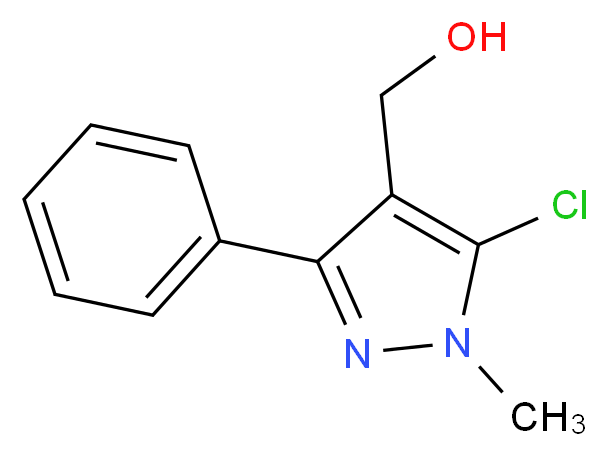(5-Chloro-1-methyl-3-phenyl-1H-pyrazol-4-yl)-methanol_Molecular_structure_CAS_321538-17-4)