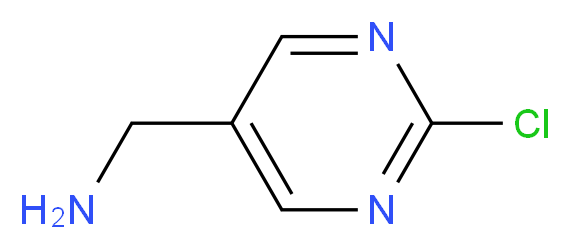 (2-ChloropyriMidin-5-yl)MethanaMine_Molecular_structure_CAS_)