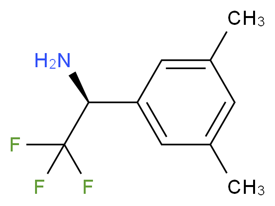 (1S)-1-(3,5-DIMETHYLPHENYL)-2,2,2-TRIFLUOROETHYLAMINE_Molecular_structure_CAS_)