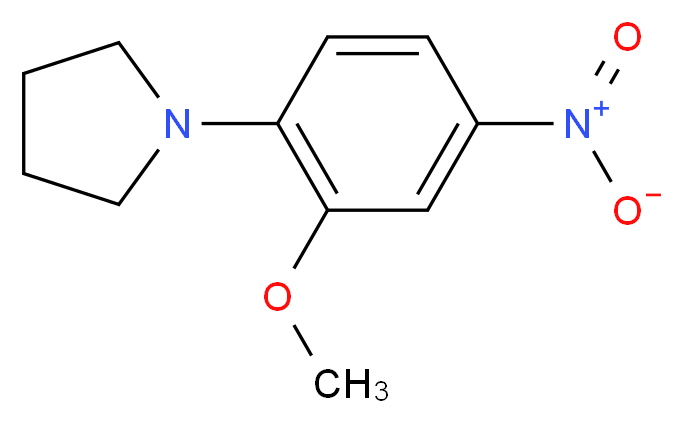 1-(2-methoxy-4-nitrophenyl)pyrrolidine_Molecular_structure_CAS_67828-57-3)