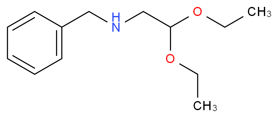 N-Benzylaminoacetaldehyde diethyl acetal_Molecular_structure_CAS_61190-10-1)