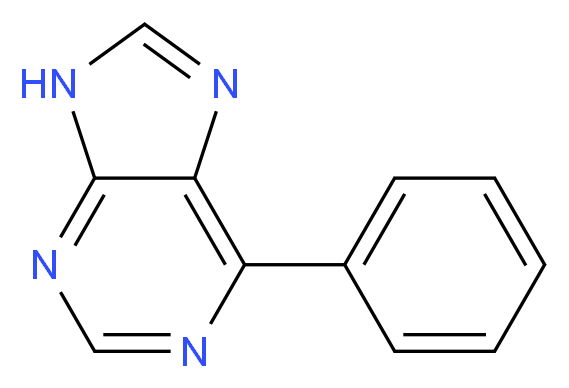 6-phenyl-9H-purine_Molecular_structure_CAS_6505-01-7)