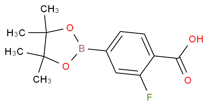 4-Carboxy-3-fluorobenzeneboronic acid pinacol ester_Molecular_structure_CAS_867256-77-7)