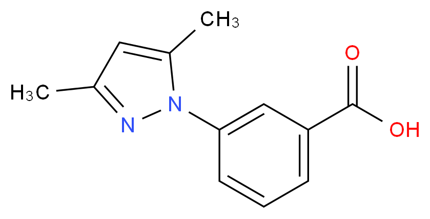 3-(3,5-dimethyl-1H-pyrazol-1-yl)benzoic acid_Molecular_structure_CAS_312531-88-7)