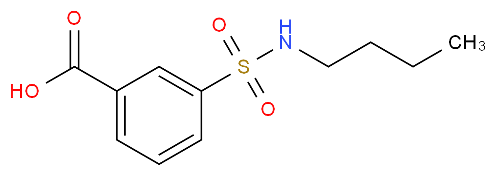 3-(N-Butylsulfamoyl)benzoic acid_Molecular_structure_CAS_7385-16-2)