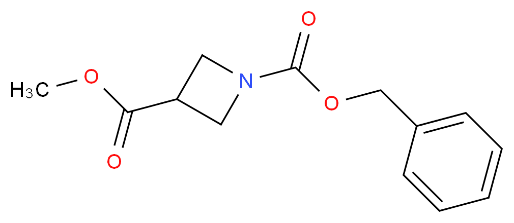 1-Benzyl 3-methyl azetidine-1,3-dicarboxylate_Molecular_structure_CAS_757239-60-4)