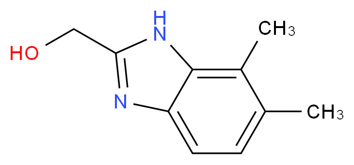 (6,7-Dimethyl-1H-benzimidazol-2-yl)methanol_Molecular_structure_CAS_)