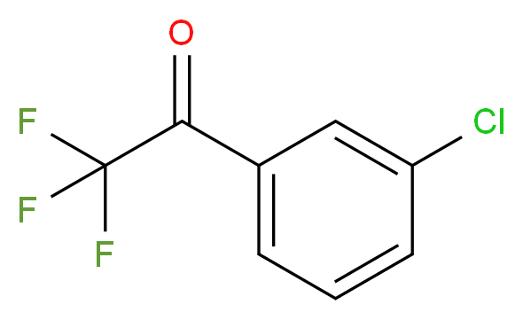 1-(3-Chlorophenyl)-2,2,2-trifluoroethanone_Molecular_structure_CAS_321-31-3)