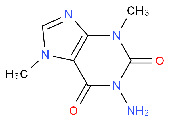 5-Amino-3,7-dimethylxanthine_Molecular_structure_CAS_81281-47-2)