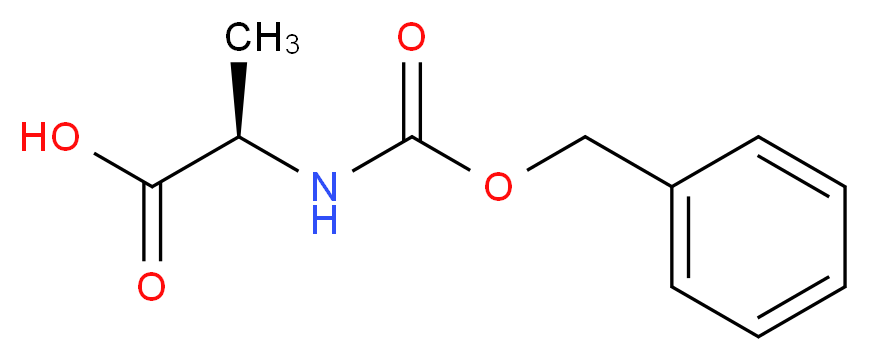 (R)-2-(((Benzyloxy)carbonyl)aMino)propanoic acid_Molecular_structure_CAS_26607-51-2)