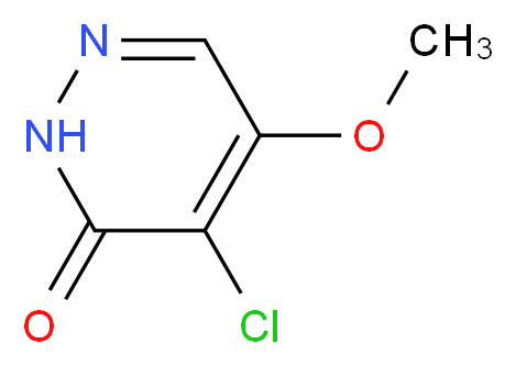 4-Chloro-5-methoxypyridazin-3(2H)-one_Molecular_structure_CAS_63910-43-0)