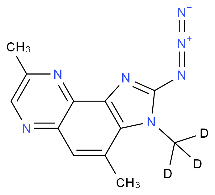 2-Azido-3,4,8-trimethyl-3H-imidazo[4,5-f]quinoxaline-d3_Molecular_structure_CAS_)