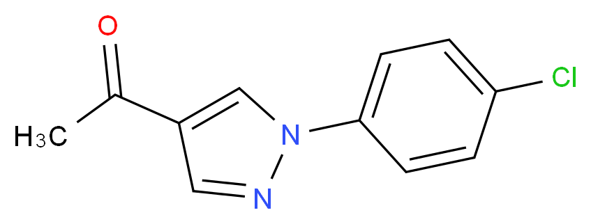 1-[1-(4-Chlorophenyl)-1H-pyrazol-4-yl]ethanone_Molecular_structure_CAS_925580-76-3)