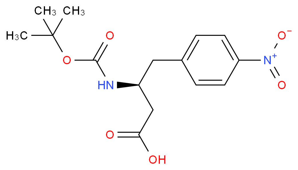 Boc-(S)-3-amino-4-(4-nitrophenyl)-butyric acid_Molecular_structure_CAS_127106-71-2)