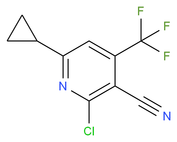 2-Chloro-6-cyclopropyl-4-(trifluoromethyl)-nicotinonitrile_Molecular_structure_CAS_478049-48-8)