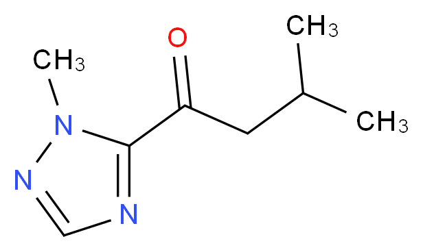 3-Methyl-1-(1-methyl-1H-1,2,4-triazol-5-yl)butan-1-one_Molecular_structure_CAS_959239-60-2)