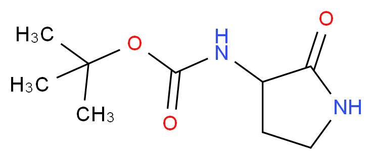 tert-butyl 2-oxopyrrolidin-3-ylcarbamate_Molecular_structure_CAS_99780-97-9)