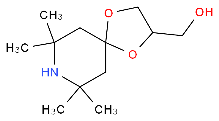 7,7,9,9-Tetramethyl-1,4-dioxa-8-azaspiro[4.5]decane-2-methanol_Molecular_structure_CAS_53825-32-4)