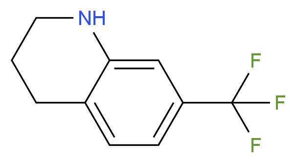 1,2,3,4-Tetrahydro-7-(trifluoromethyl)quinoline_Molecular_structure_CAS_450-62-4)