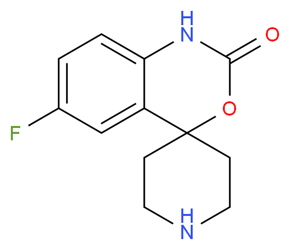 (6-Fluorospiro[4H-3,1-benzoxazine-4,4'-piperidin]-2(1H)-one)_Molecular_structure_CAS_92926-32-4)