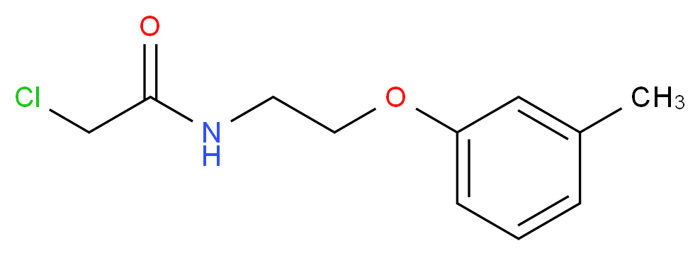2-chloro-N-[2-(3-methylphenoxy)ethyl]acetamide_Molecular_structure_CAS_50911-71-2)