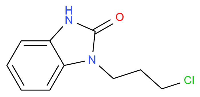 1-(3-chloropropyl)-1H-benzo[d]imidazol-2(3H)-one_Molecular_structure_CAS_)