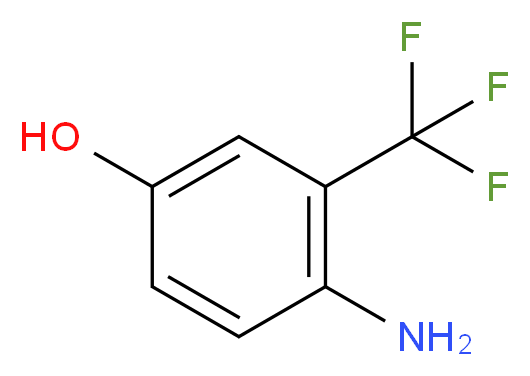 2-Amino-5-hydroxybenzotrifluoride 98%_Molecular_structure_CAS_445-04-5)