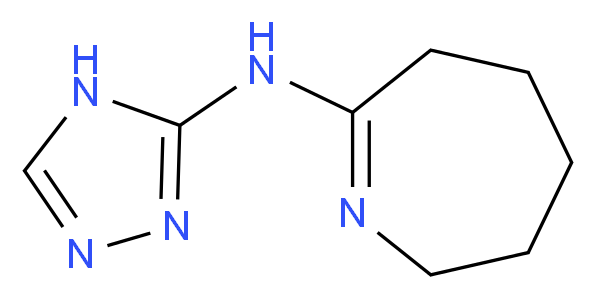 N-4H-1,2,4-triazol-3-yl-3,4,5,6-tetrahydro-2H-azepin-7-amine_Molecular_structure_CAS_)