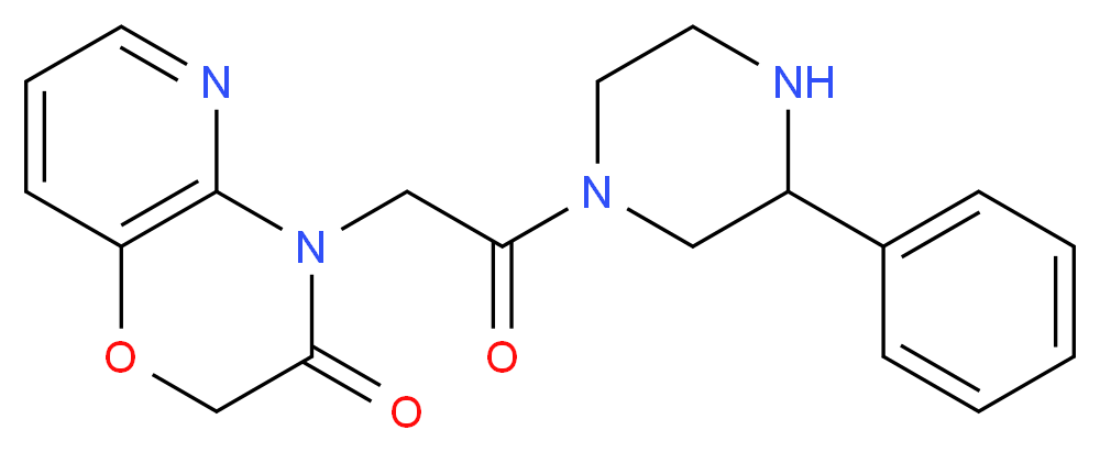 4-[2-oxo-2-(3-phenylpiperazin-1-yl)ethyl]-2H-pyrido[3,2-b][1,4]oxazin-3(4H)-one_Molecular_structure_CAS_)