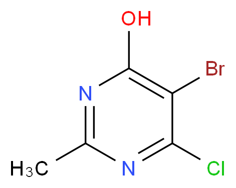 5-Bromo-6-chloro-2-methyl-4-pyrimidinol_Molecular_structure_CAS_105806-11-9)