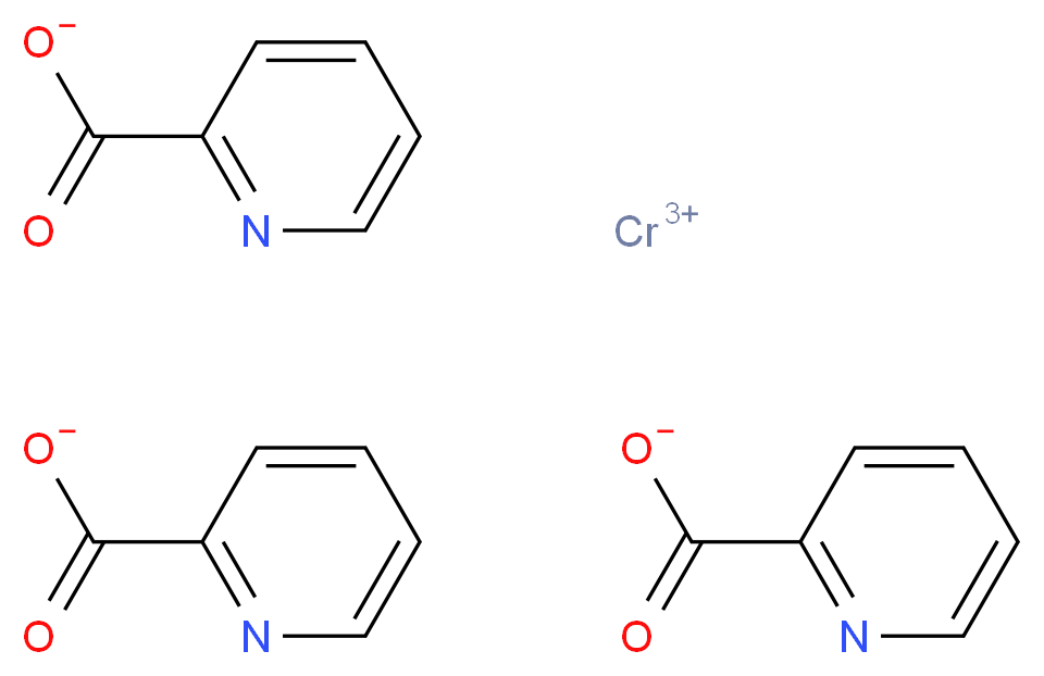chromium(III) picolinate_Molecular_structure_CAS_)