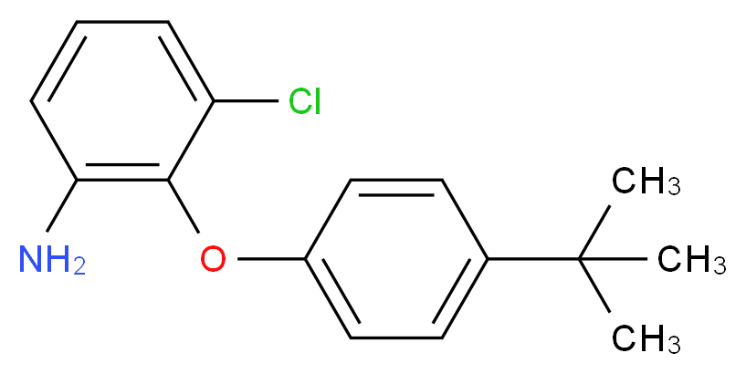 2-[4-(tert-Butyl)phenoxy]-3-chlorophenylamine_Molecular_structure_CAS_)