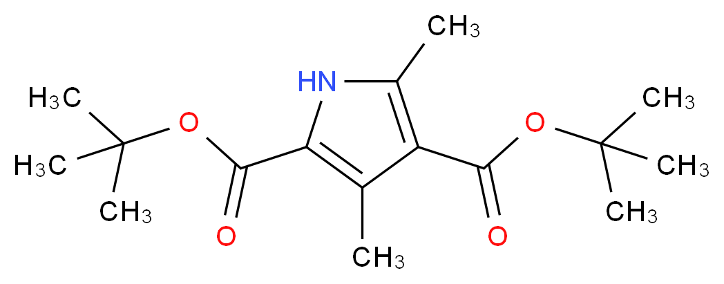 Di-(tert-butyl) 3,5-dimethyl-1H-pyrrole-2,4-dicarboxylate 98%_Molecular_structure_CAS_94461-44-6)