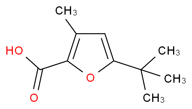 5-tert-Butyl-3-methyl-furan-2-carboxylic acid_Molecular_structure_CAS_436088-94-7)