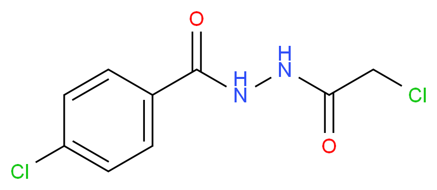 4-chloro-N'-(2-chloroacetyl)benzohydrazide_Molecular_structure_CAS_50677-27-5)