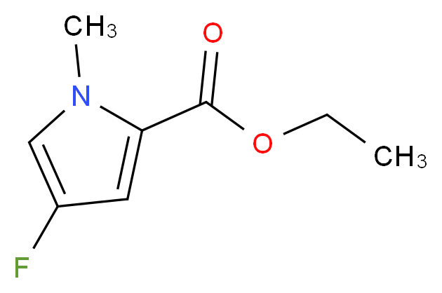 ethyl 4-fluoro-1-methyl-1H-pyrrole-2-carboxylate_Molecular_structure_CAS_1196154-80-9)