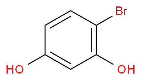 4-Bromobenzene-1,3-diol_Molecular_structure_CAS_6626-15-9)