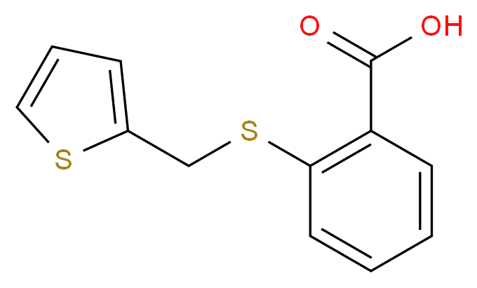 2-[(thien-2-ylmethyl)thio]benzoic acid_Molecular_structure_CAS_3759-75-9)