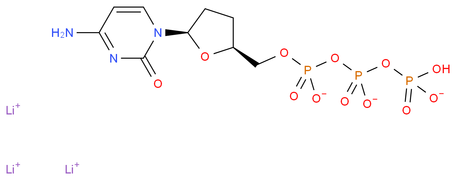 2′,3′-Dideoxycytidine 5′-triphosphate trilithium salt_Molecular_structure_CAS_93939-77-6)