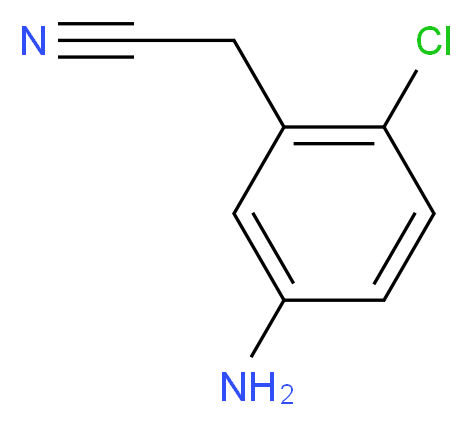 2-(5-Amino-2-chlorophenyl)acetonitrile_Molecular_structure_CAS_850451-72-8)