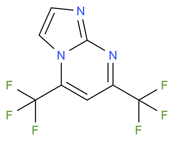 5,7-Bis(trifluoromethyl)imidazo[1,2-a]pyrimidine_Molecular_structure_CAS_1027511-38-1)