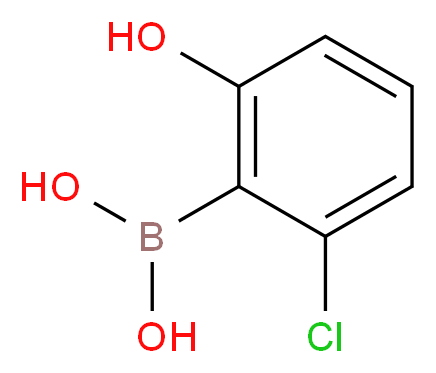 (2-Chloro-6-hydroxyphenyl)boronic acid_Molecular_structure_CAS_958646-70-3)
