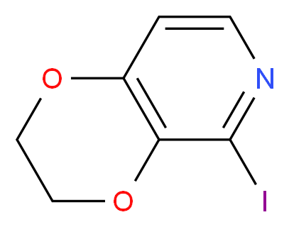 5-Iodo-2,3-dihydro-[1,4]dioxino[2,3-c]pyridine_Molecular_structure_CAS_)
