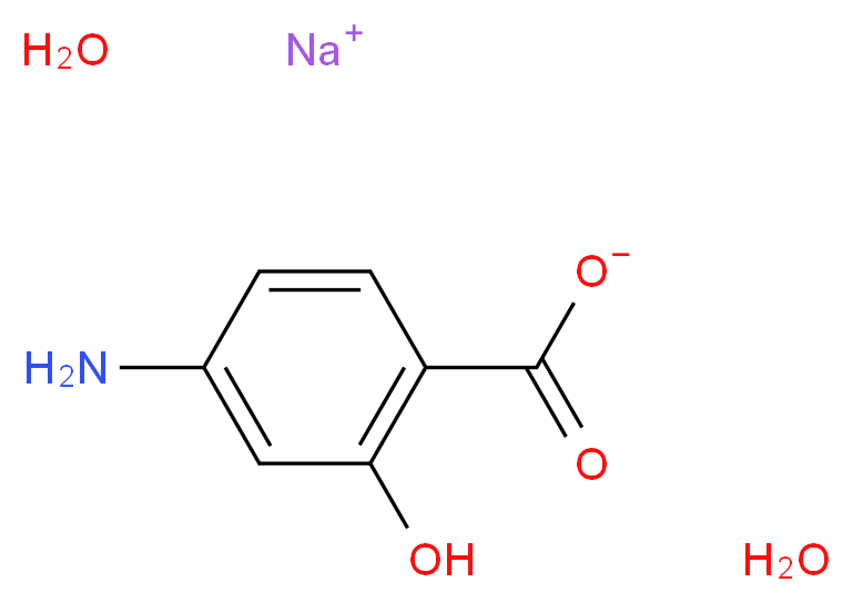 Sodium 4-aminosalicylate dihydrate_Molecular_structure_CAS_6018-19-5)