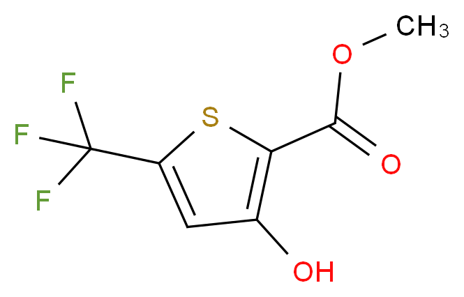 METHYL 3-HYDROXY-5-(TRIFLUOROMETHYL)THIOPHENE-2-CARBOXYLATE_Molecular_structure_CAS_157162-16-8)
