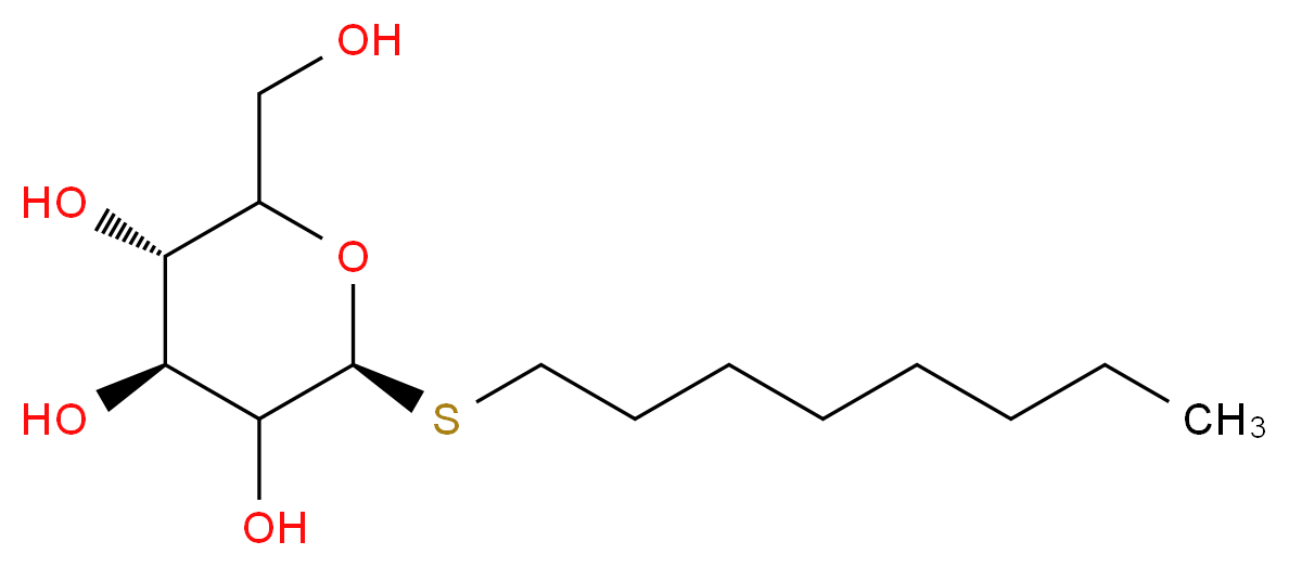 Octyl β-D-Thioglucopyranoside_Molecular_structure_CAS_85618-21-9)